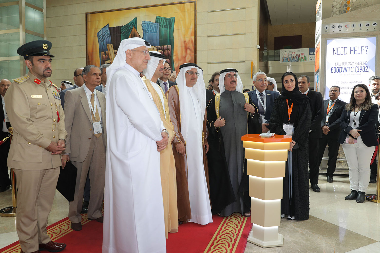 His Highness Sheikh Hasher Bin Maktoum Al Maktoum Inaugurates  Dubai Derma 2019 Today